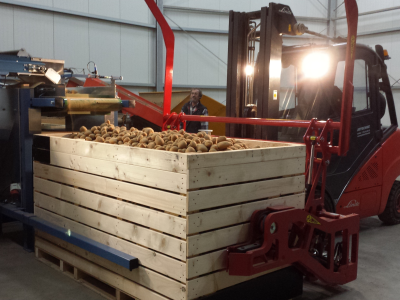 Kistenfüller UNI mit Kistendrehgerät