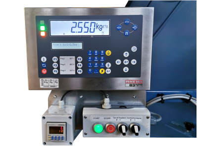 Bedienpult und Zählwerk